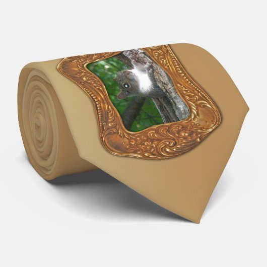 東灰色リス(Sciurus carolinensis)項目 ネクタイ (ロール)