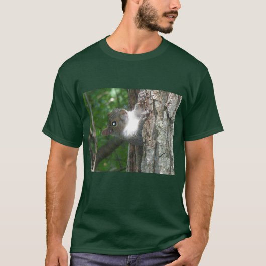 東灰色リス(Sciurus carolinensis)項目 Tシャツ (正面)