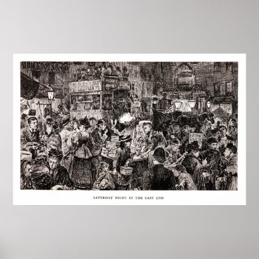 東端の土曜夜 ポスター (正面)