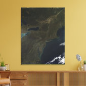 東紅葉の統一された州 キャンバスプリント (インサイチュ (リビング))