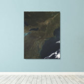 東紅葉の統一された州 キャンバスプリント (インサイチュ (ウッドフロア))