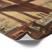 東素晴らし川吊橋 – 1883 ポスター (角)