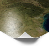 東統一された州 フォトプリント            (角)