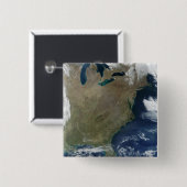 東統一された州 缶バッジ (正面&裏面)