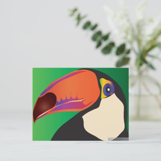 東缶はがき ポストカード (スタンド正面)