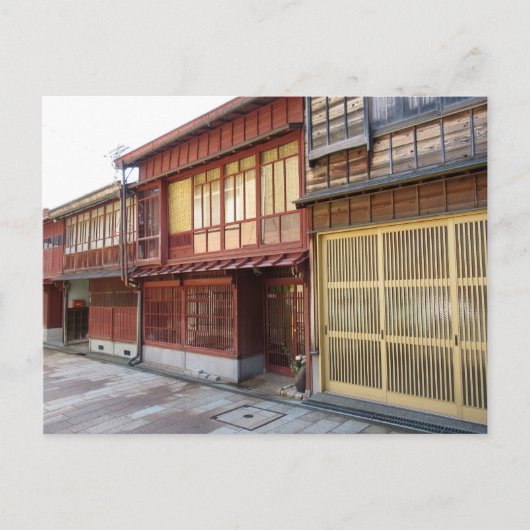 東茶屋街: 金沢, 日本 ポストカード (正面)