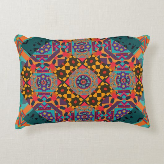 東華美部：高級グリーンデコール。 アクセントクッション (正面)