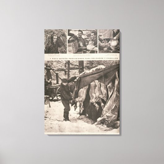 東軍の兵士及び兵に関する規定 キャンバスプリント (正面)