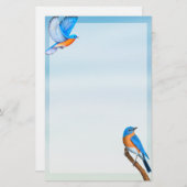 東部ブルーバードアート文房具 便箋 (正面/裏面)