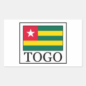 東郷 長方形シール (正面)