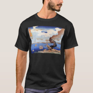 東都三ツ股の図,国芳,隅田川,国芳,浮世絵 Tシャツ