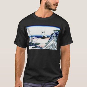 東都浅草本願寺,北斎北斎浅草から富士山を望む Tシャツ