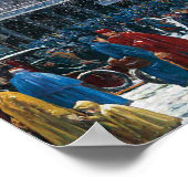 東鉄道駅の有名なビジュアルアーツマクシミ ポスター (角)