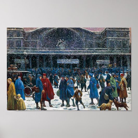 東鉄道駅の有名なビジュアルアーツマクシミ ポスター (正面)