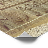 東階段のレリーフ、 浮き彫りフリーズの詳細 ポスター (角)