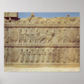 東階段のレリーフ、 浮き彫りフリーズの詳細 ポスター (正面)