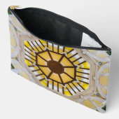 東飾京駅の天井 アクセサリーポーチ (見開き)