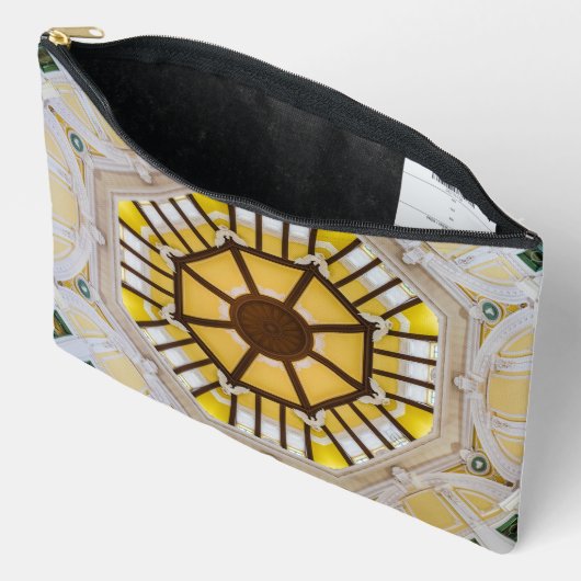 東飾京駅の天井 アクセサリーポーチ (見開き)