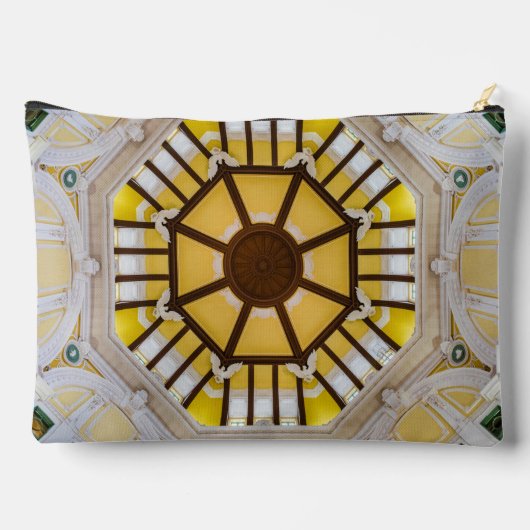 東飾京駅の天井 アクセサリーポーチ (裏面)