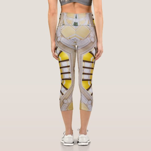 東飾京駅の天井 カプリレギンス (裏面)