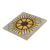 東飾京駅の天井 タイル (側面)