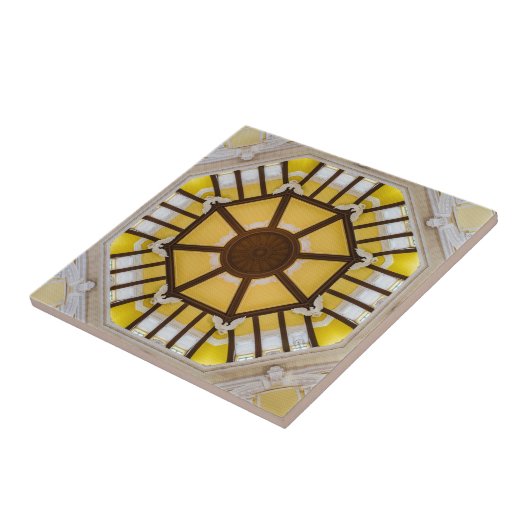 東飾京駅の天井 タイル (側面)