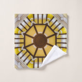 東飾京駅の天井 バスタオルセット (ウォッシュタオル)