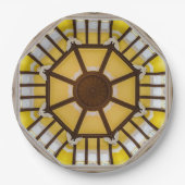 東飾京駅の天井 ペーパープレート (正面)