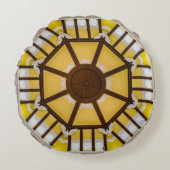 東飾京駅の天井 ラウンドクッション (正面)