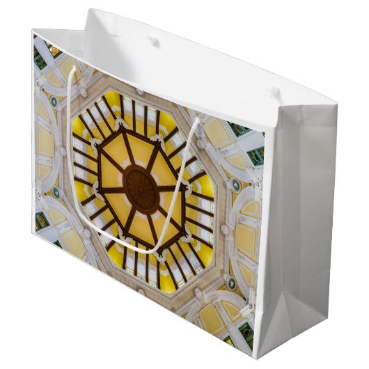 東飾京駅の天井 ラージペーパーバッグ (正面アングル)