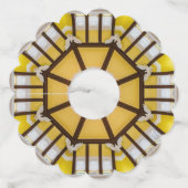 東飾京駅の天井 ワイングラスタグ (裏面)