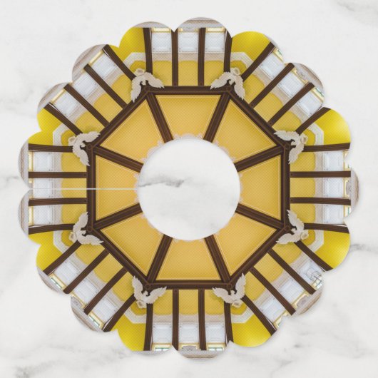 東飾京駅の天井 ワイングラスタグ (裏面)