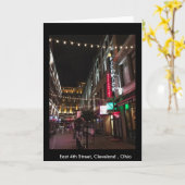 東4通り、クリーブランド、フォトグリーティングカード カード (黄色い花)