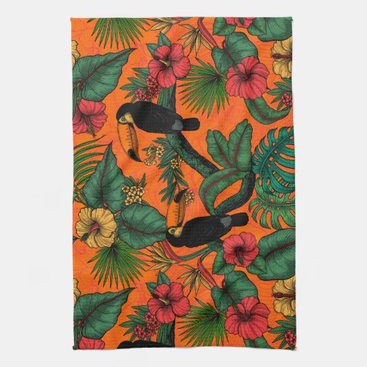 東can庭園 キッチンタオル (縦)