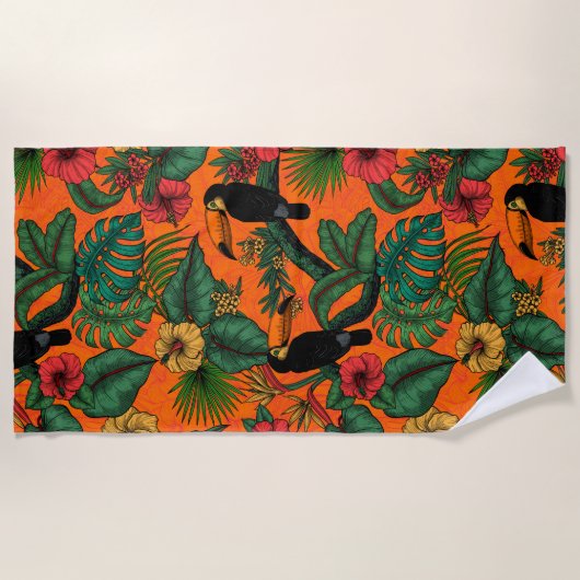 東can庭園 ビーチタオル (正面)