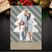 松お洒落の木形写真祭クリスマス シーズンカード