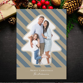 松お洒落の木形写真祭クリスマス シーズンカード