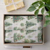 松お洒落の木模様 薄葉紙 (ギフト)