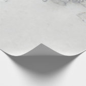 松かさと雪の結晶 ホリデー ラッピングペーパー (角)