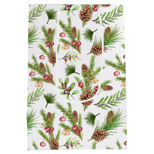 松かわいらし球根及び挿し植物学 ミディアムペーパーバッグ (裏面)