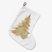 松が冷たい ラージクリスマスストッキング (正面 (吊り時))