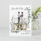 松とユーカリのSave the Date 招待状 (スタンド正面)