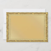 松とリボンのクリスマス招待状 招待状 (裏面)