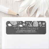 松と円錐の冬 ラベル (インサイチュ)