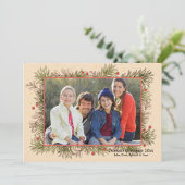 松と実のフレーム ホリデーカード (スタンド正面)