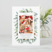 松と実の写真クリスマスホリデーカード シーズンカード (スタンド正面)