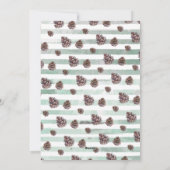 松と松コーン水の色メリークリスマスフォト シーズンカード (裏面)