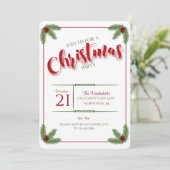 松と果実のクリスマスパーティー 招待状 (スタンド正面)