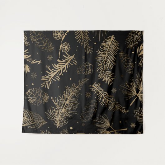 松と枝2 タペストリー (正面(横))