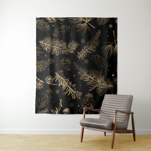 松と枝2 タペストリー (インサイチュ)